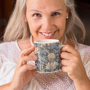 Elegante Retro-Blumen-Ruhestandsgeschenke für Mama Tasse