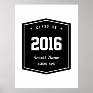 Elegante Retro-Klasse Poster