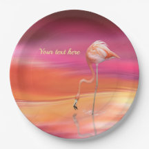 Elegante Retro Rosa Flamingo Surreal personalize
