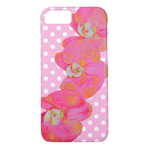 Elegante Retropinke Polka-Punkte Case-Mate iPhone Hülle