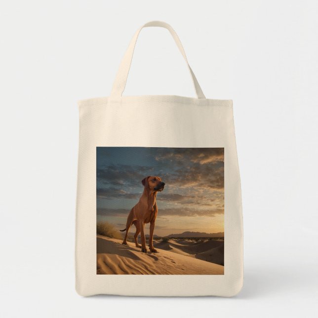 Elegante Rhodesian Ridgeback Grocero Tasche (Vorne)