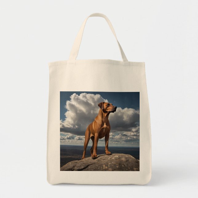 Elegante Rhodesian Ridgeback Grocero Tasche (Vorne)