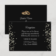 Elegante Ringe mit Strasssteinen Hochzeitsempfang