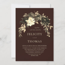 Elegante romantische Dunkle Schokolade QR Code Hoc