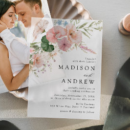 Elegante romantische Hochzeit der Wasserfarben