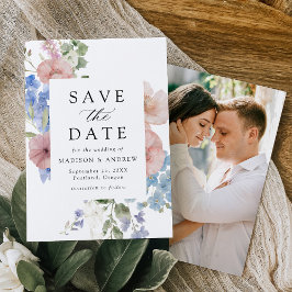 Elegante romantische Hochzeit der Wasserfarben Save The Date