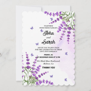 Elegante Romantische Rose Grün Einladung