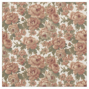 Elegante romantische Rose mit Blush Tapestry Stoff