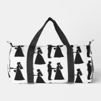 Elegante, romantische Silhouette Braut & Groom