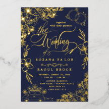 Elegante Romanze | Roségoldfolie Hochzeit