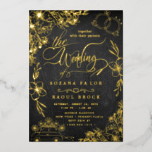 Elegante Romanze | Roségoldfolie Hochzeit