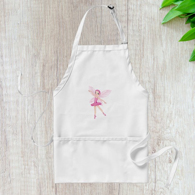 Elegante rosa Ballerina Fee Tanzliebhaber Schürze (Von Creator hochgeladen)