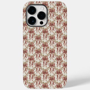 Elegante rosa barocke Schleifen Coquette Rose flor Case-Mate iPhone 14 Pro Max Hülle