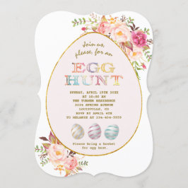 Elegante Rosa Blume Rosa Rosa Ei Einladung