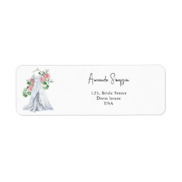 Elegante rosa Blume und Grünpflanzen - Brautparty