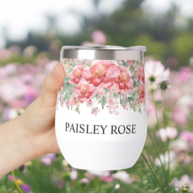 Elegante rosa Blumen-Hochzeitsdusche (Von Creator hochgeladen)