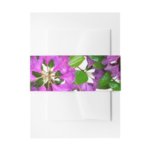 Elegante rosa Blumen rosa Azaleen rosa Blume Einladungsbanderole