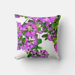 Elegante rosa Blumen rosa Azaleen rosa Blume Kissen