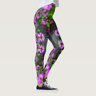 Elegante rosa Blumen rosa Azaleen rosa Blume Leggings