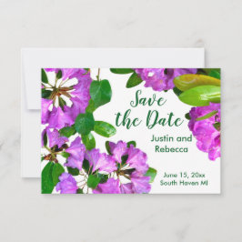 Elegante rosa Blumen rosa Azaleen rosa Blume Save The Date