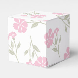 Elegante rosa Blumenmuster-Klassiker-Geschenkboxen Geschenkschachtel