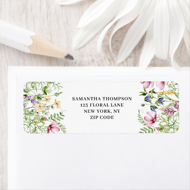 Elegante rosa Blumenwiese (Insitu)