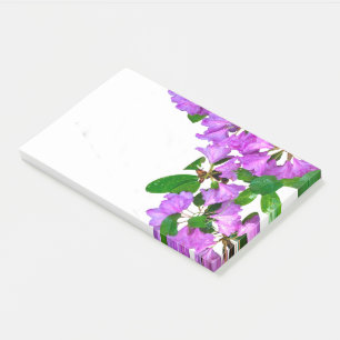 Elegante rosa Blüten rosa Azaleen rosa Blumen Post-it Klebezettel