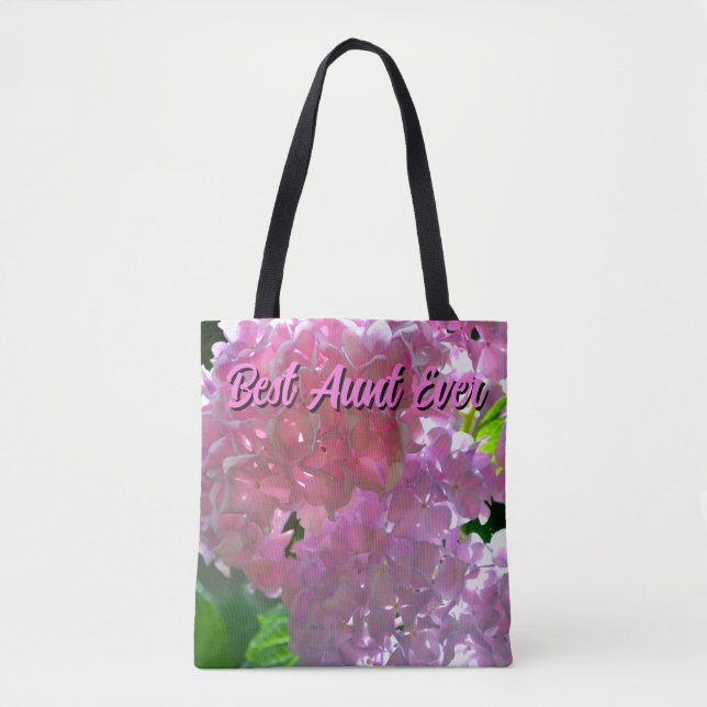 Elegante Rosa Boho Blumen Blume Hydrangeas (Vorderseite)