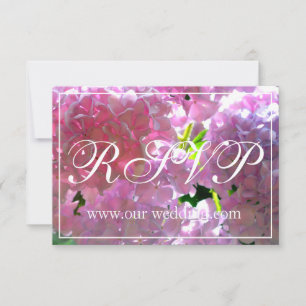 Elegante Rosa Boho Blumen Blume Hydrangeas Save The Date