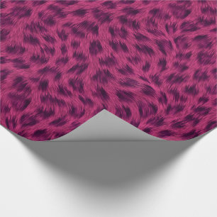 Elegante rosa Cheetah Animal Print Geschenkpapier