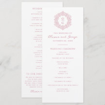 Elegante rosa Erbstück-Hochzeit