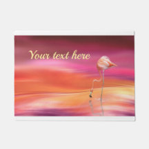 Elegante rosa Flamingo Surreal Pastelle personalis