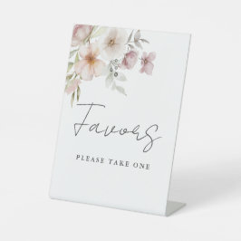 Elegante Rosa Gastgeschenke Hochzeiten Sockelschild