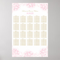 Elegante Rosa-Golden-Blütenpiel Hochzeit