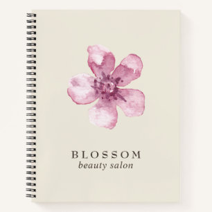 Elegante rosa Kirschblossom Blume Business Notizbuch