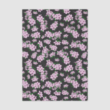 Elegante rosa Kirschblüten-Aquarell-Blumenmuster