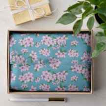 Elegante rosa Kirschblüten-Aquarell-Blumenmuster