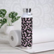 Elegante rosa Kirschblüten-Aquarellfloristik