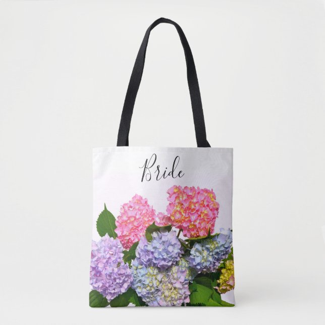 Elegante rosa lila bläuliche Blumenbouquet Bride (Vorderseite)