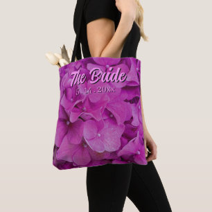 Elegante rosa-magenta-farbene Blumenhydrangeen Ros