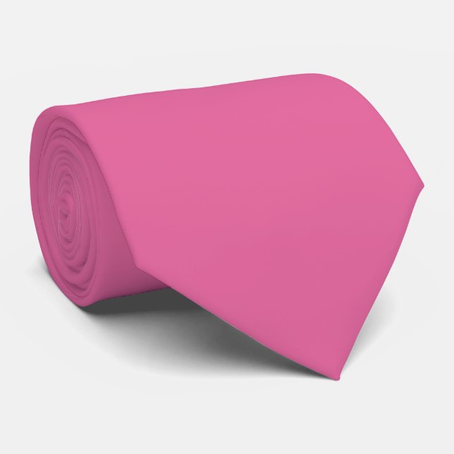 Elegante rosa massive Bräutigam-Geschenk   Krawatte (Gerollt)