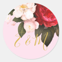 Elegante Rosa Monogram Wedding