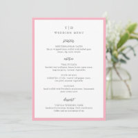 Elegante rosa Monogramm Moderne Hochzeit