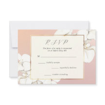 Elegante Rosa Orchid Floral Wedding