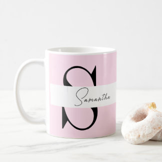 Elegante rosa Pastellfarben - personalisierte Umar Kaffeetasse