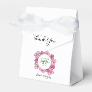 Elegante Rosa Peonies Wedding Geschenkschachtel