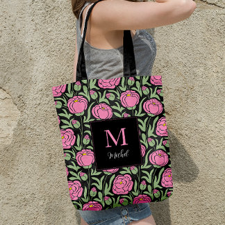 Elegante Rosa Peony Blume Personalisiert