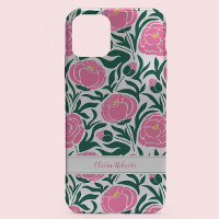 Elegante Rosa Peony Blume Personalisiert
