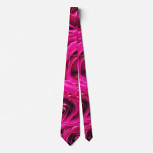 Elegante rosa rosa krawatte