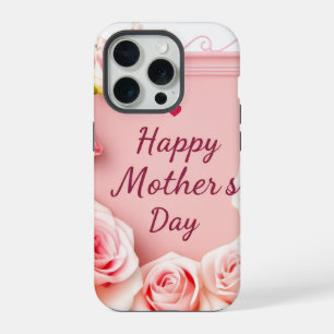 Elegante rosa Rosen Alles Gute zum Muttertag iPhon iPhone 15 Pro Hülle